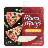 Mama Mary's gluten-free thin crust ready to bake for quick weeknight meals.