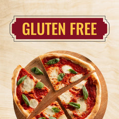 Crust baking in oven with timer, illustrating easy dinner in minutes.