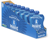 Mamma Chia Blueberry Acai Prebiotic Squeeze pouch set for convenient snacking.