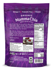 Mamma Chia chia seeds close-up highlighting omega-3 nutrition