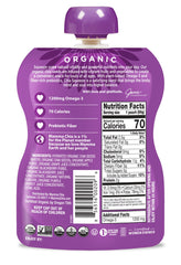 Mamma Chia Organic Vitality Squeeze packaging shows real fruit and chia goodness.