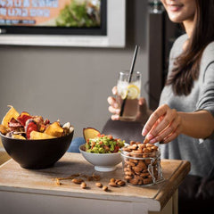 Mandelin almonds in resealable jar ideal for on-the-go snacking