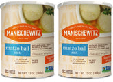 Manischewitz matzo ball mix bottle front view showing easy-to-use prep convenience.