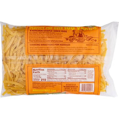 Manischewitz Medium Noodles in raw form, ready for quick stovetop prep