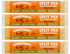 Manischewitz Split Pea Soup Mix pack of 4 ready to heat for a comforting meal