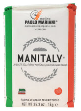 Manitaly 1kg flour bag for reliable Type 0 baking