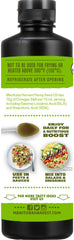 Manitoba Harvest hemp oil in smoothie adding omega-rich nutrition.