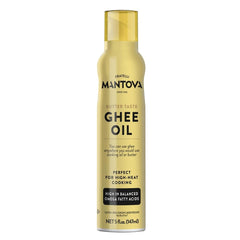 Mantova ghee oil spray pour shows precise, even distribution for healthier sautéing