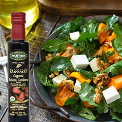 Mantova Raspberry Balsamic on ice cream or desserts adds depth and fruit flavor.