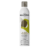 Mantova truffle oil spray bottle close-up for precise flavor control