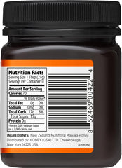 Manuka Doctor MGO 80+ label close-up highlights NZ origin.