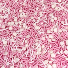 Manvscakes natural dyed sprinkles bowl shows allergy-friendly color