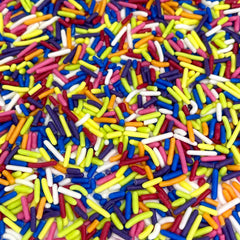 Manvscakes rainbow sprinkles topping cookies and cupcakes for color