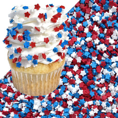 Manvscakes red white blue mix adds vibrant color to cookies and cupcakes