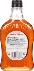 Maple Grove Farms syrup on pancakes, elevating breakfast