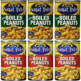 Margaret Holmes boiled peanuts regular 3-pack, ready for on-the-go snacking.