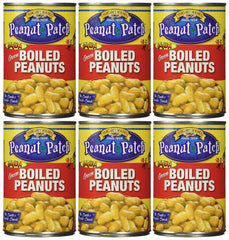 Margaret Holmes Cajun-style boiled peanuts pack-6; savory, shareable snack for parties and gatherings.