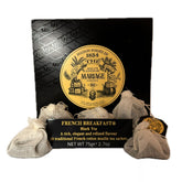 Mariage Frères French Breakfast Tea box showcases premium black tea selection for a balanced morning ritual