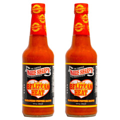 Marie Sharp's Belizean Heat sauce bottle delivers bold habanero flavor for vibrant meals.