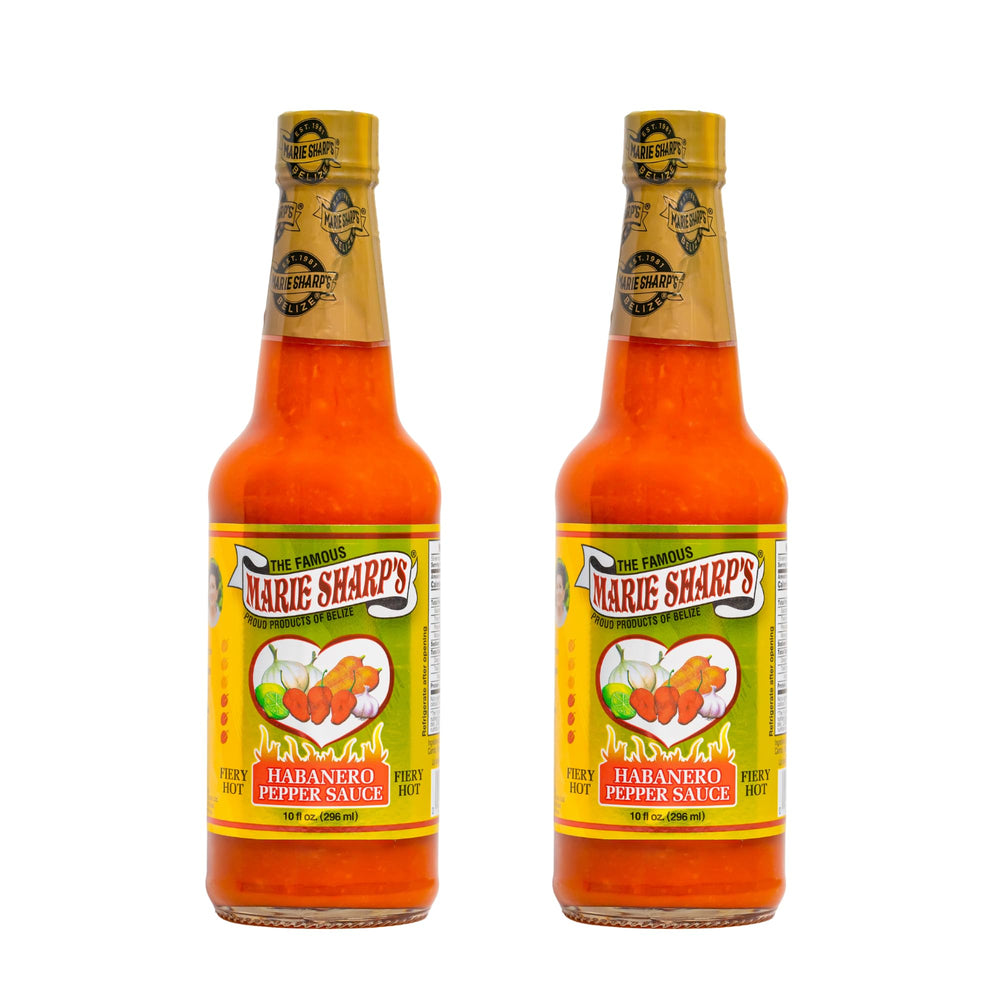 Marie Sharp's Fiery Habanero sauce bottle ready for bold heat.