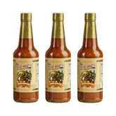 Marie Sharp's Smoked Habanero sauce bottle delivers smoky heat for grilled meats.