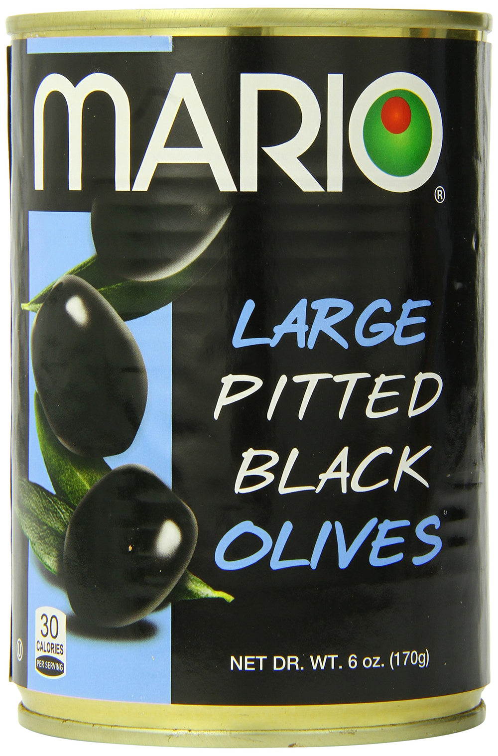 Mario Camacho large ripe olives in a jar, ideal for antipasto.
