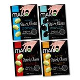 Mario Camacho garlic pouch olives for quick snack on the go