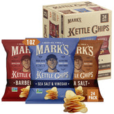Mark's avocado oil chips barbecue flavor with kettle crunch for on-the-go snacking