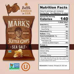 Mark's gluten-free non-GMO chips pack shot emphasizes trustworthy ingredients