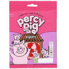 Marks & Spencer Percy Piglets 170g: mini piglets close-up, fruity flavour, great for lunchboxes