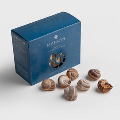 MARKY'S escargot shells 36 pcs for elegant appetizer presentation at dinner parties