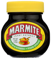 Marmite yeast extract two-pack front view, pantry-ready packaging.