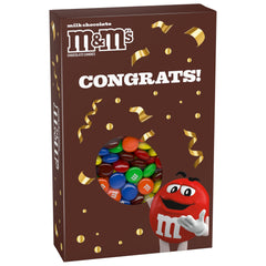 Mars M&M's card gift box front view for gifting and celebration