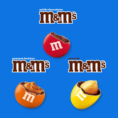 Mars M&M'S Peanut Milk Chocolate fun-size snackable treat.