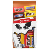 Mars M&M'S Milk Chocolate bulk bag for Halloween snacking and sharing.
