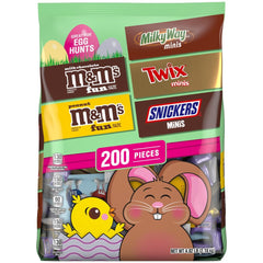 Mars M&M's Milk Chocolate variety bag with pastel-wrapped candies for Easter fun.