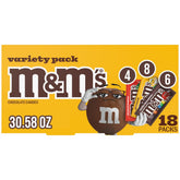 Mars M&M'S variety pack full-size candies for celebrations and sharing.