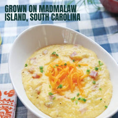 Cook-ready Marsh Hen Mill Sea Island Yellow Grits for creamy breakfast grits