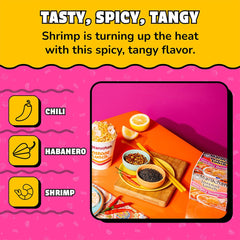 Stirring Maruchan Instant Lunch noodles after resting