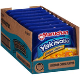 Maruchan Yakisoba Cheddar Cheese flavor – pack of eight boxes for quick weeknight dinners