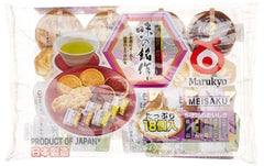 Marukyo Seika Manju variety-pack packshot, ideal for gifting and tasting with a colorful assortment
