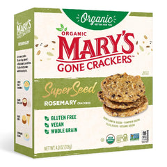 Mary's Gone Crackers SuperSeed Jalapeno crackers provide a gentle heat and crisp bite