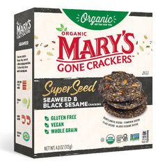Mary's Gone Crackers SuperSeed Rosemary crackers with herbal lift for dips and snacks