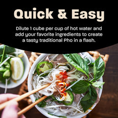 Massel pho cubes label shows no MSG and dairy-free certification