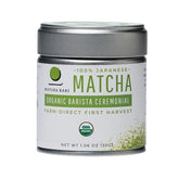 Matcha Kari Dr Weil tin packaging highlighting fresh ceremonial-grade matcha