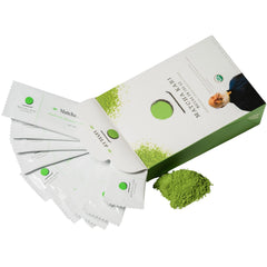 On-the-go Matcha Kari single-serve stick in a bag