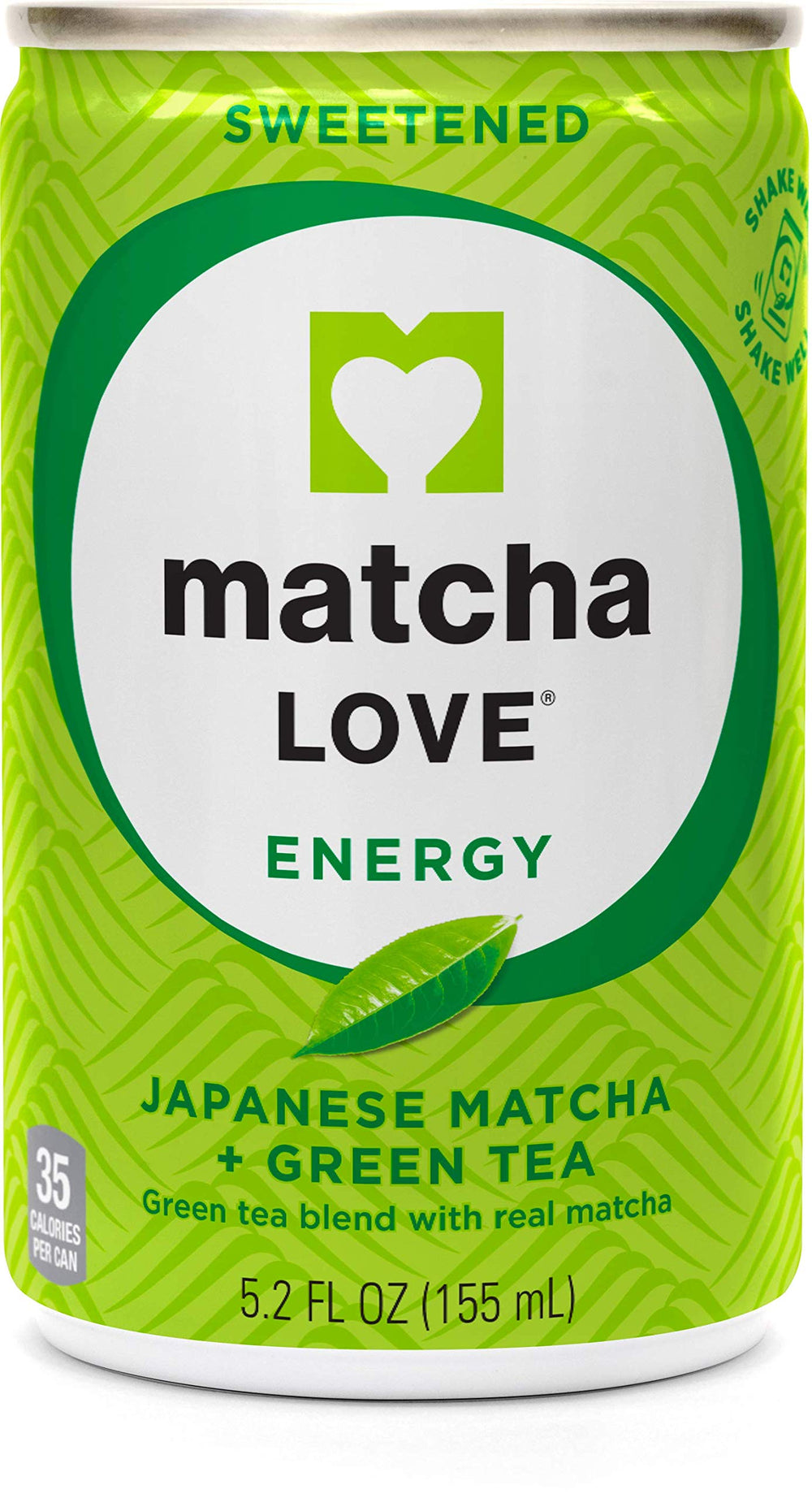 Matcha LOVE energy shot can for on-the-go energy and focus.