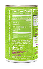 Matcha LOVE ingredients label close-up highlighting organic green tea.