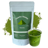 Matcha Sunday ceremonial-grade packaging shows premium quality and freshness.