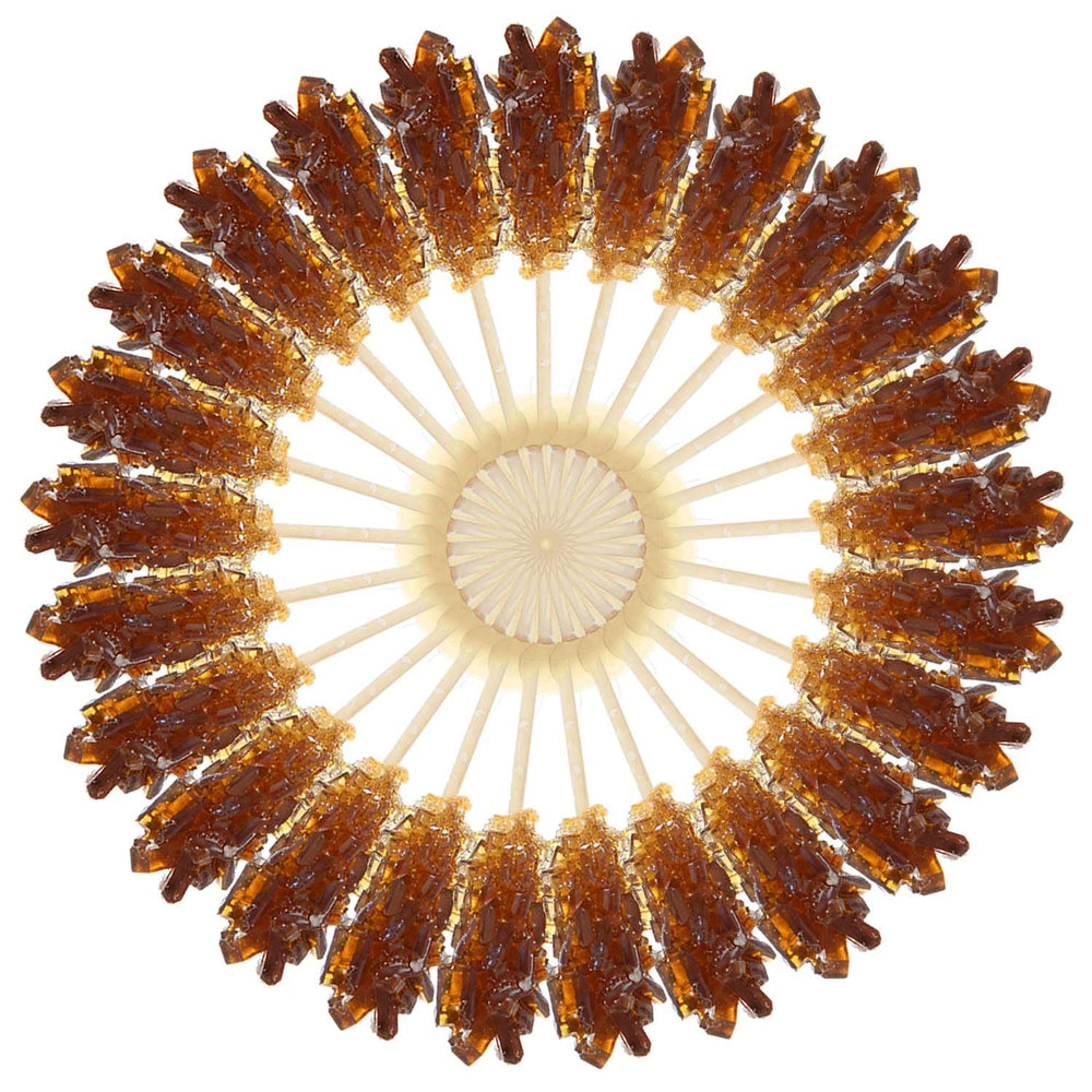 Matchaccino brown sugar sticks crystal close-up for refined sweetness.